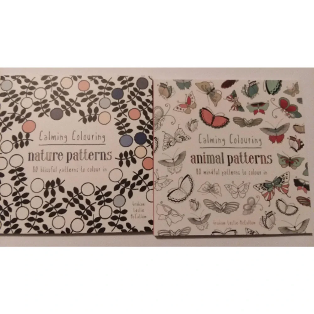 Calming Animal & Patterns~ Adult Coloring Books ‎ 2
